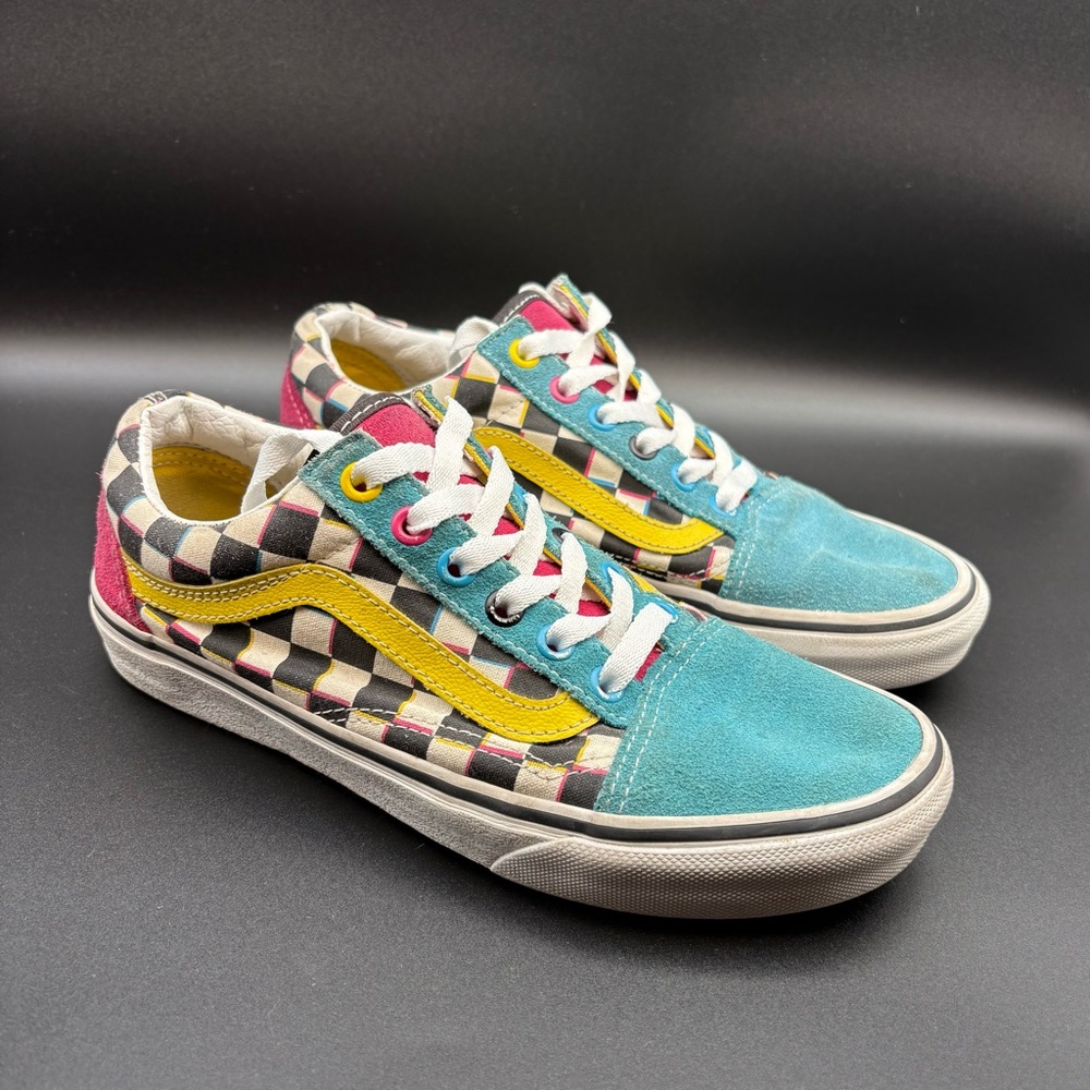 Vans Old Skool Retro Crazy Checks, Men’s 5.5 Or Women’s 7